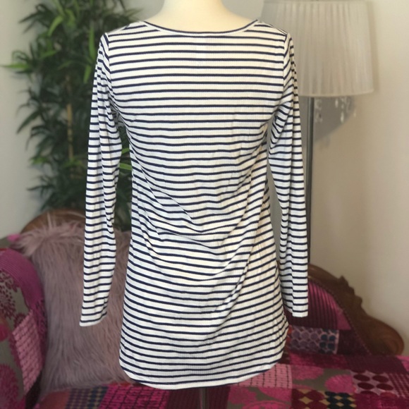 LULAROE STRIPED LONG SLEEVE SHIRT - Picture 3 of 4